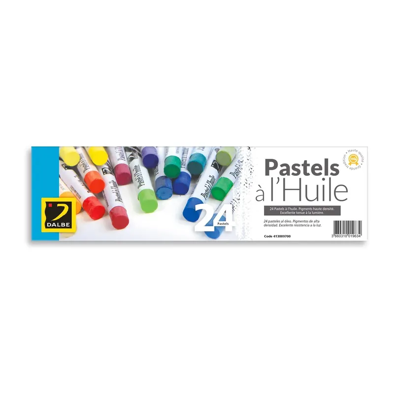 Expédié Aujourd'hui Boîte de 24 pastels à l‘huile