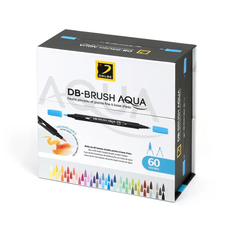 Boîte de 60 feutres DB-Brush Aqua Commander Maintenant