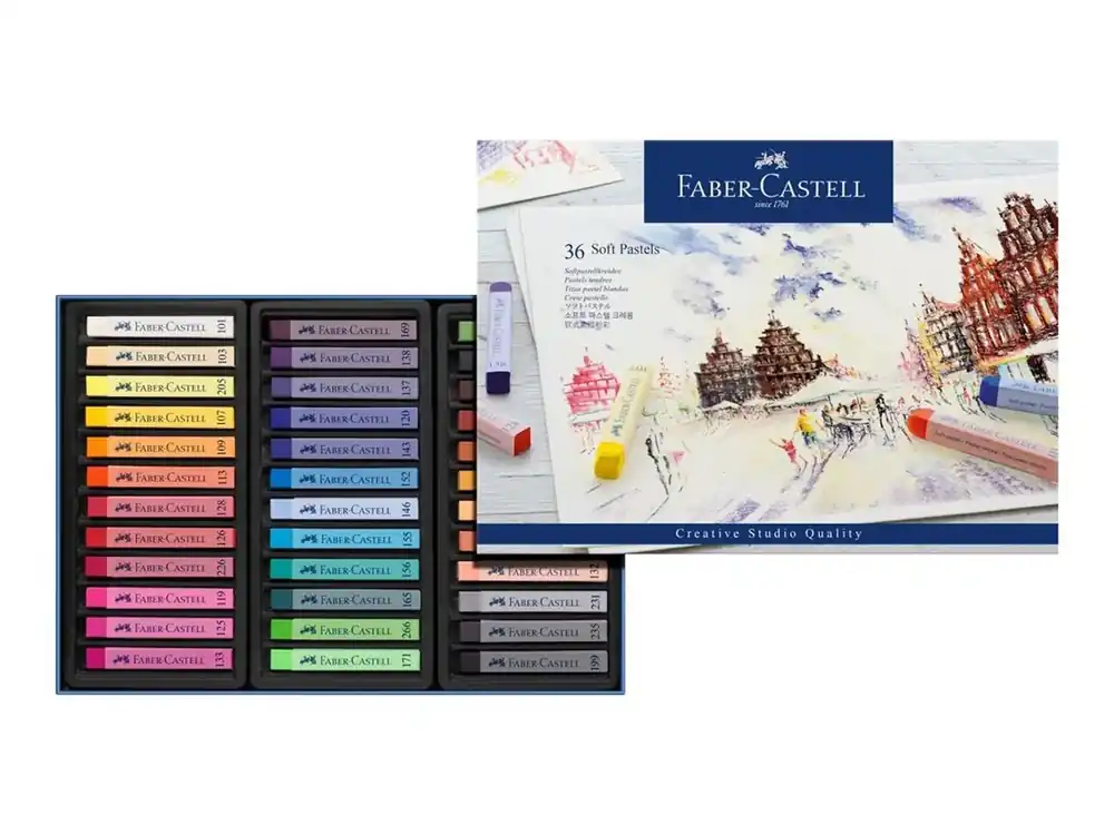 Offre Du Jour Boîte de 36 pastels tendres Créative Studio