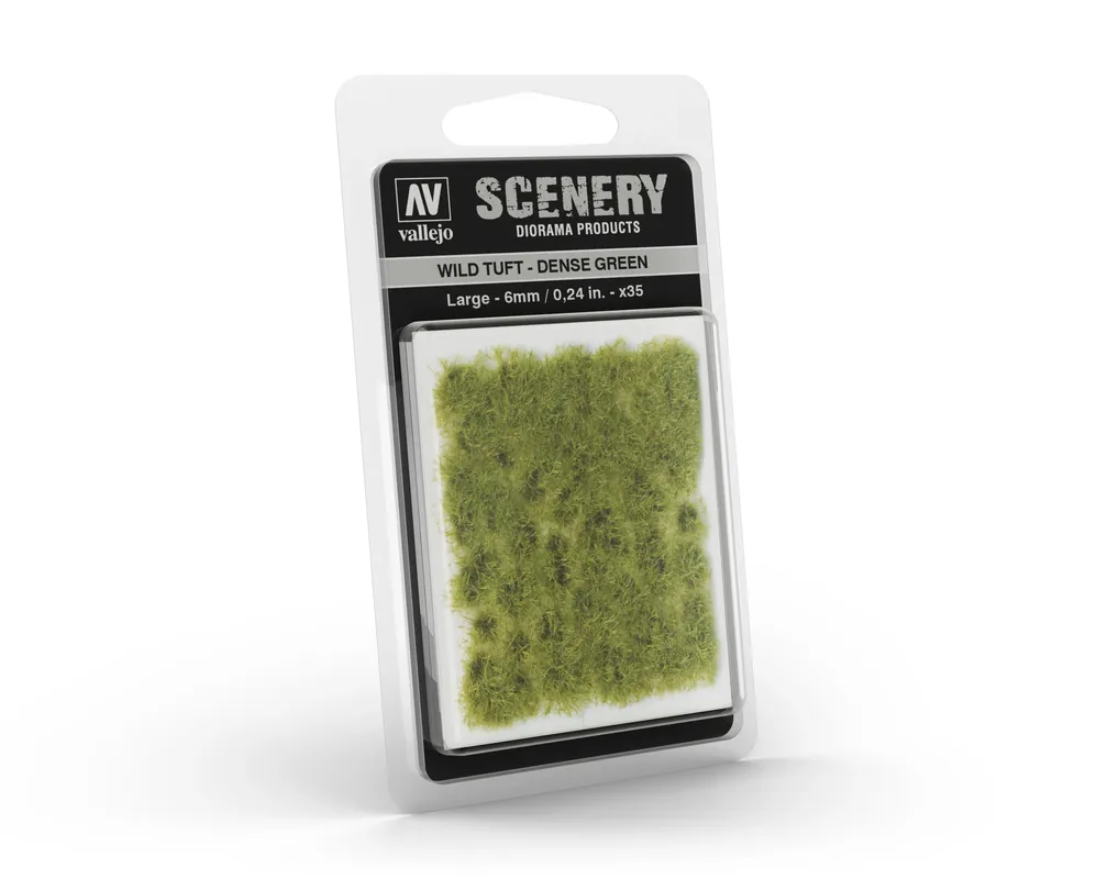 Végétation miniature adhésive vert dense 6mm Petit Prix