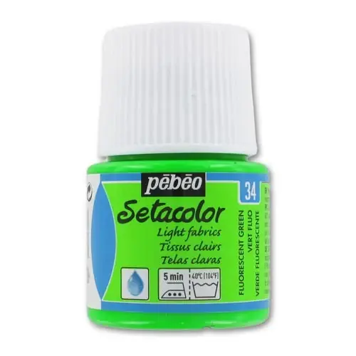 Paiement Sécurisé Peinture Setacolor tissus clairs fluo
