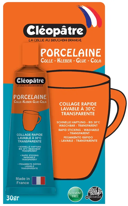 Colle porcelaine tube 30 gr Haute Qualité