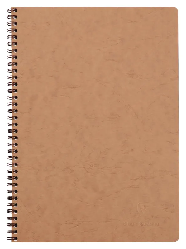 Offre Spéciale Cahier spiralé AGE BAG A4 100 pages petits carreaux 5x5 - Couverture tabac