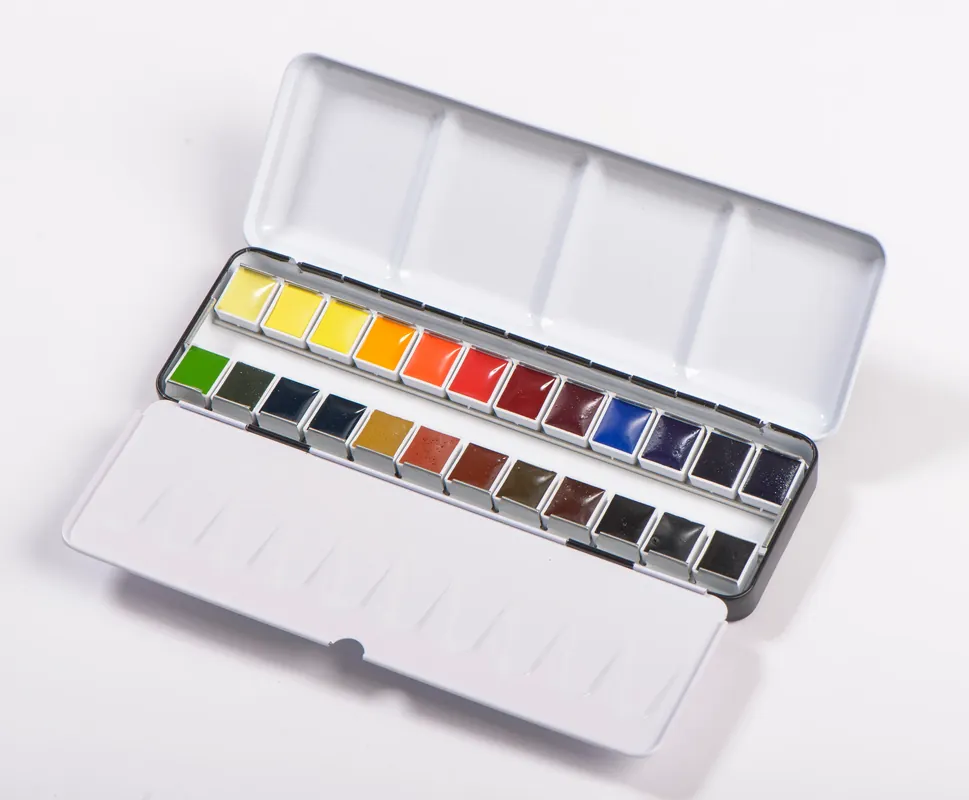 Meilleure Vente Aquarelle Extra-fine Blockx - Boîte métal 24 1/2 godets
