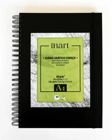 Album dessin A4 spiralé - 110g/m² - 80 feuilles - Format portrait Nouvel Arrivage