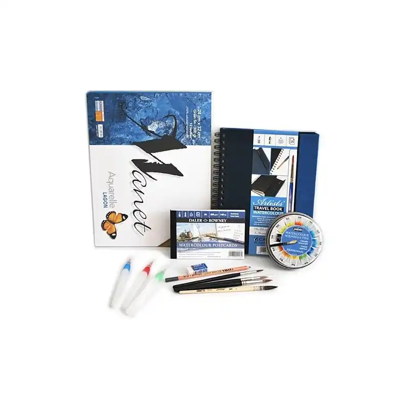 Kit Aquarelle Paysage de Mer Expédition Rapide