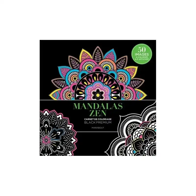 BLACK PREMIUM MANDALAS ZEN – Livre Vente Directe