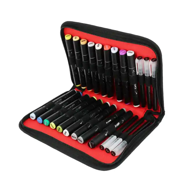 Trousse Graph‘it - 18 marqueurs à alcool + 6 feutres calibrés Achetez Aujourd'hui
