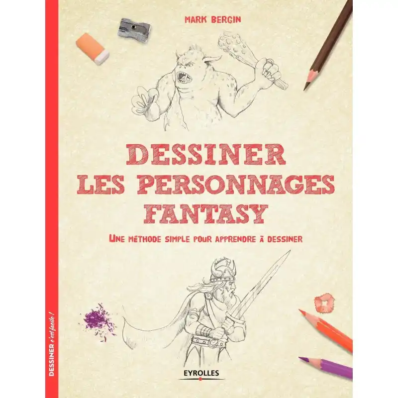 Solde Dessiner les personnages fantasy - Livre