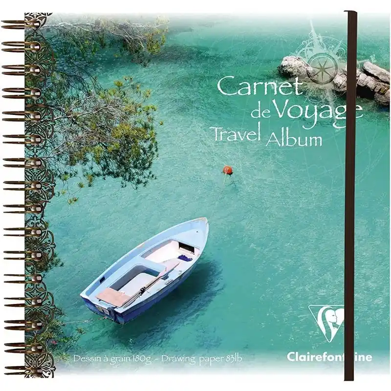 Pas Cher Carnet de Voyage - Calanque - 20x20cm 180gr - Clairefontaine