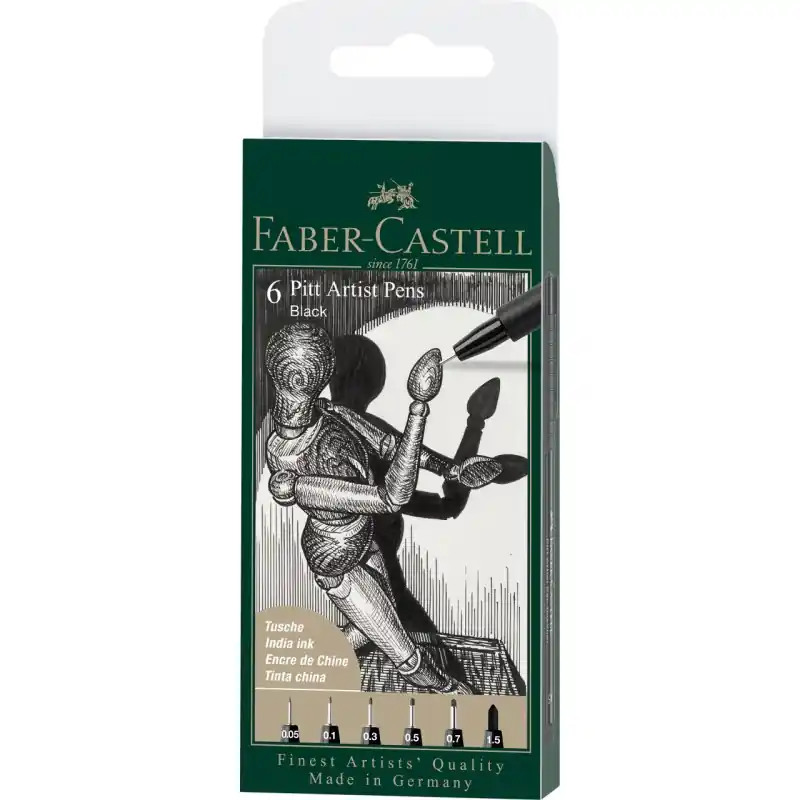 Affaire À Saisir Set 6 feutres Pitt artists - Faber-Castell