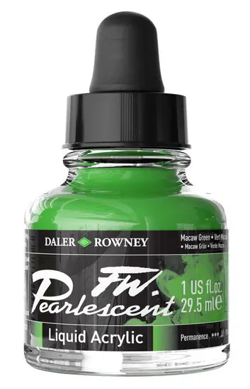 Encre acrylique – fw pearlescent- 29ml – ara vert Commander Maintenant