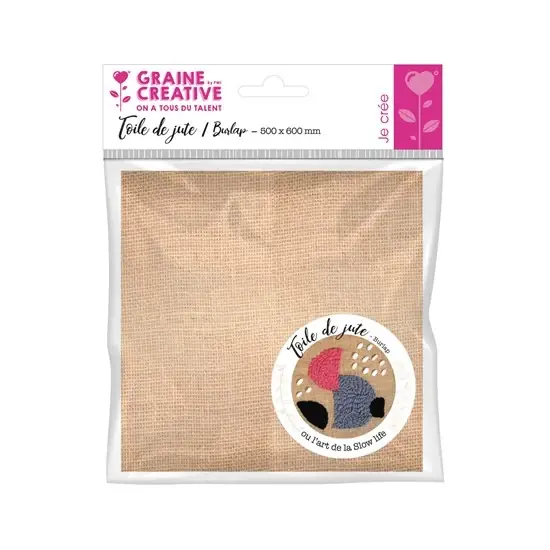 Satisfait Ou Remboursé Toile de jute – 50 x 60 cm