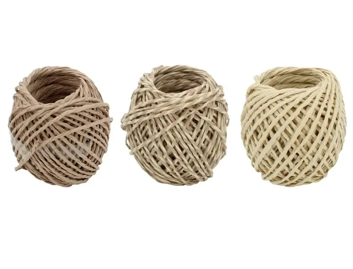 Offre Limitée Ens.3 x20m Ruban de raphia