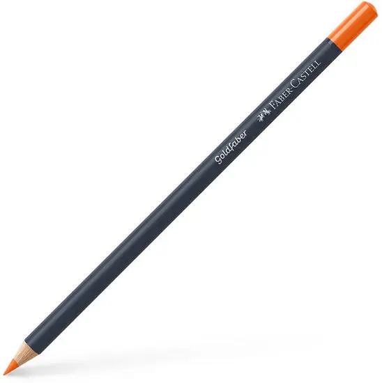 Crayon de couleur goldfaber orange de cadmium foncé Haute Qualité