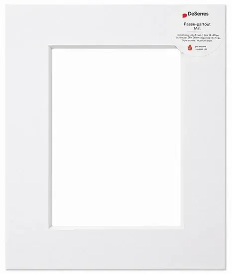 Passe-partout blanc 16×20/11x14po Acheter En Ligne
