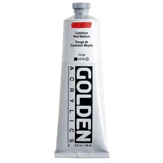 Petit Prix Acrylique haute viscosité - 5 oz rouge de cadmium moyen s9