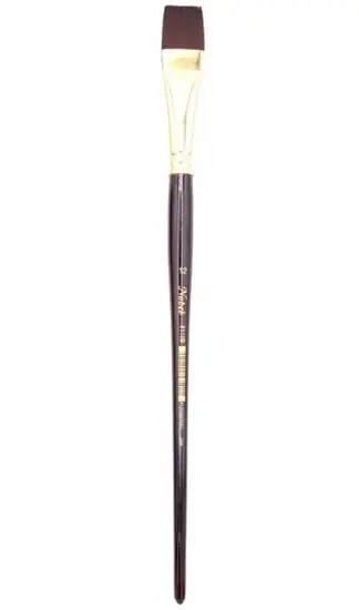 Pinceau plat court en poils synthétiques - 12 centimeter Commander Maintenant