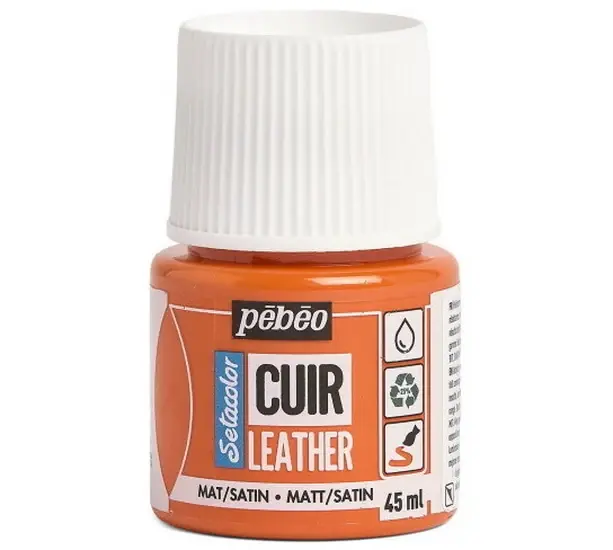 Offre Limitée Peinture cuir orange 45ml