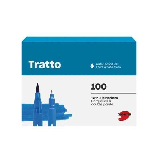 Tratto marqueurs pinceaux doubles(100) Prix Bas