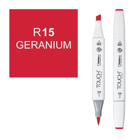 Prix Promo Marqueur touch pointe pinceau géranium