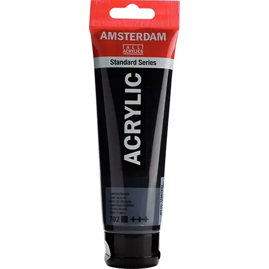Quantité Limitée Acrylique amsterdam noir de bougie - 120ml