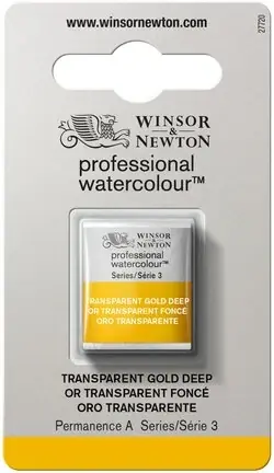 Aquarelle demi-godet - or transparent foncé - s3 Jusqu'à Épuisement Des Stocks