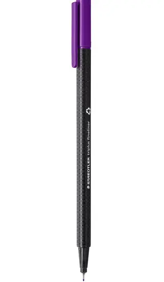 Marq. feut. TRIPLUS FINELINER violet Haute Qualité