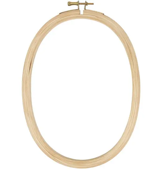 Cerceau à broder - ovale - 20cm Réduction