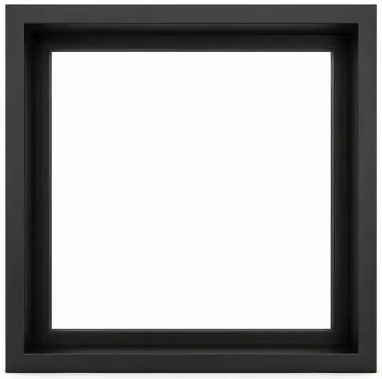 Cadre flottant bois galerie noir - 10X10PO Jusqu'à Épuisement Des Stocks
