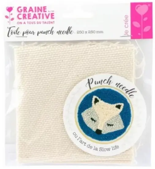 Authentique Toile pour punche needle - 250x250mm