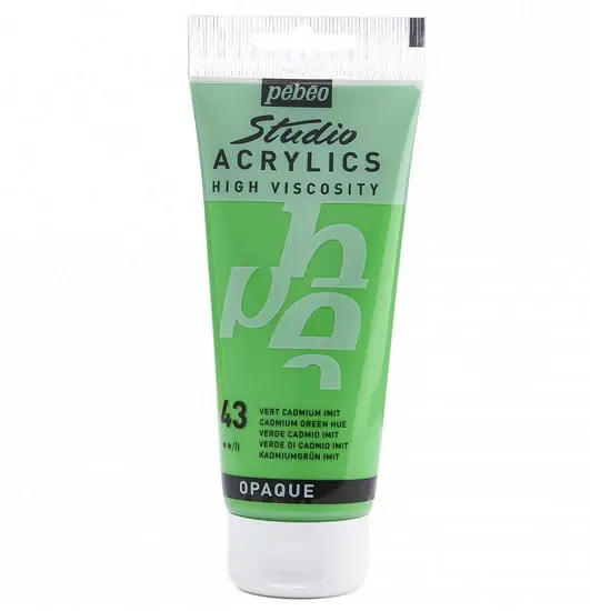 Acrylique hv - studio - 100ml - vert de cadmium Soldes