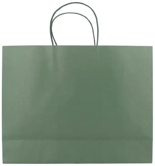 Populaire Sac large kraft vert émeraude