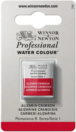 Promotion Saisonnière Aquarelle demi-godet - alizarine cramoisie - s1