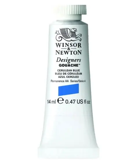 Gouache designer - 14ml - bleu de céruléum - s4 Quantité Limitée