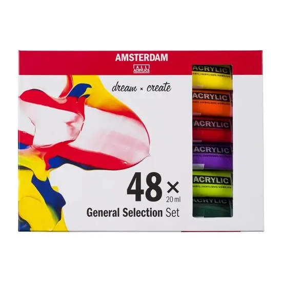 Promotion Ens. 48 acrylique amsterdam - 20ml