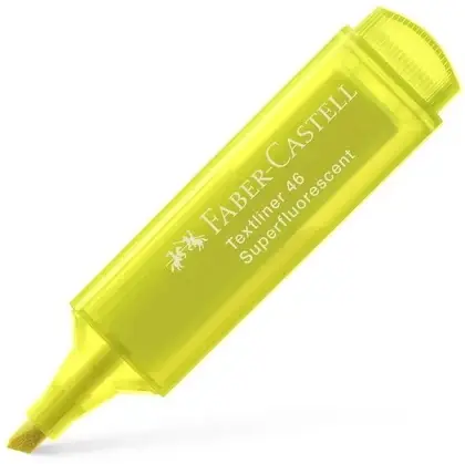 Surligneur textliner fluo jaune Satisfait Ou Remboursé