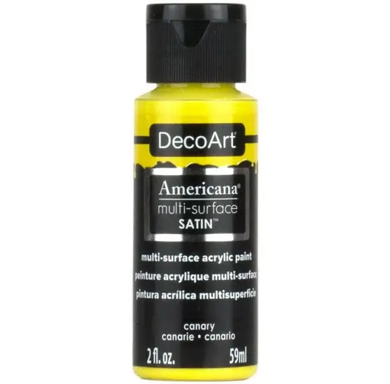 Acrylique americana fini satiné canari - 60ml Livraison Express