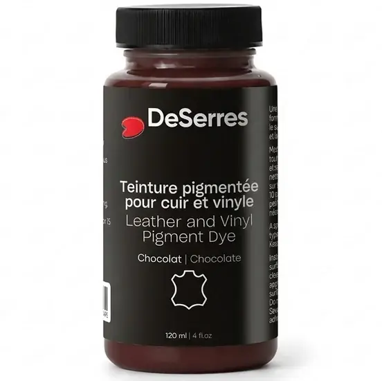 Dernière Chance Teinture pigmentée pour cuir et vinyle - chocolat milliliter