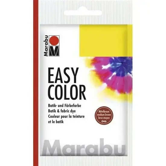Couleur pour teinture et batik easy color - brun moyen centimeter Soldes