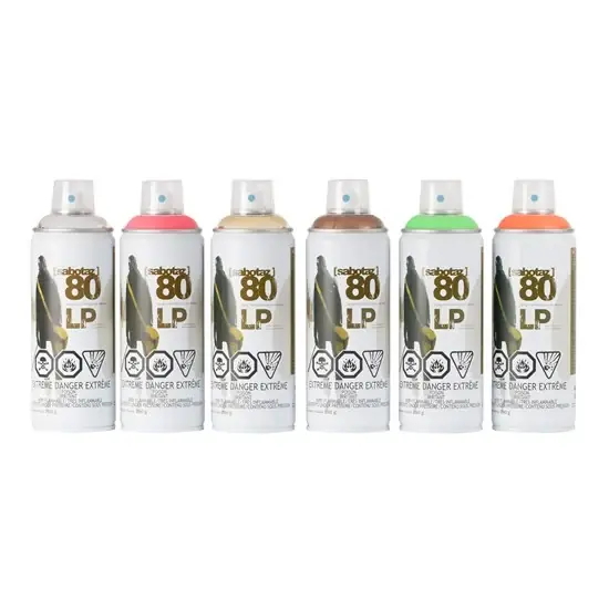 Meilleur Choix Ens. peinture aérosol bp noir et blanc - 400ml