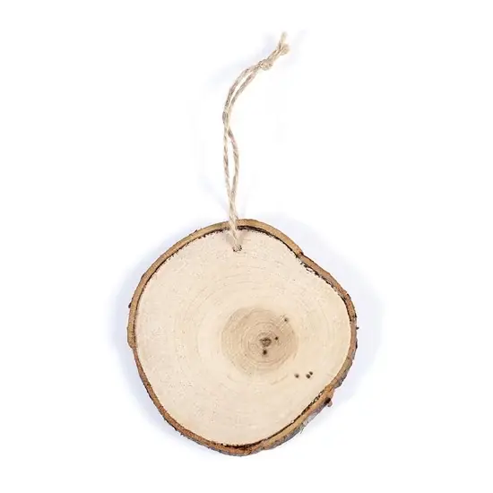 Expédié Aujourd'hui Tranche de bois déco à suspendre - 8,5 cm
