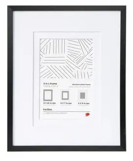 Cadre aluminium noir 8x10po PP 5x7/4x6po Petit Prix