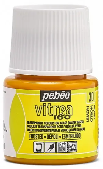 Peinture verre - vitrea 160 - 45ml - citron Achetez Aujourd'hui