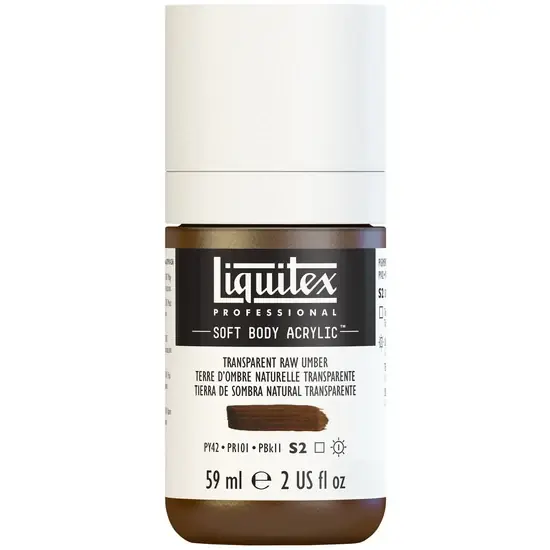 Acrylique sb - 2oz - terre d‘ombre naturelle transparent - s2 Livraison Express