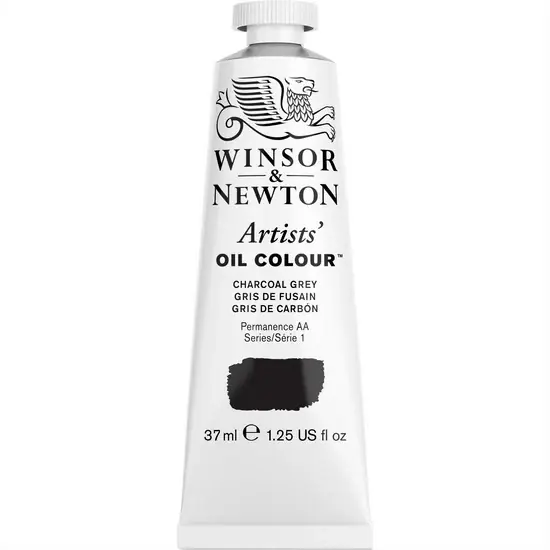 Huile artiste - 37ml - gris de fusain - s1 Haute Qualité