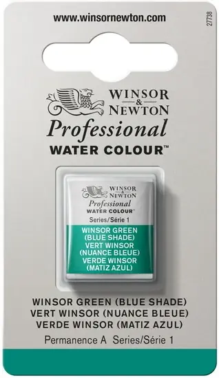 Offre Exclusive Aquarelle demi-godet - vert winsor nuance bleue - s1