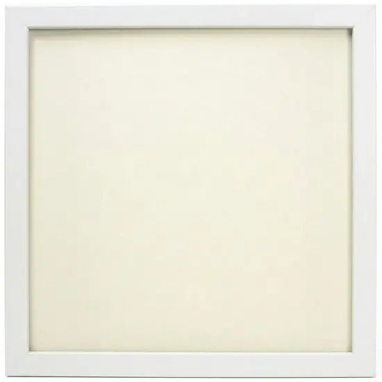 Cadre photo entre 2 vitres blanc - 8x8po Offre Limitée