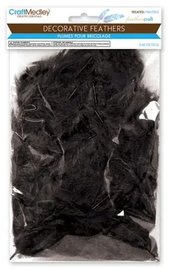 Plumes - noir - 12gr Nouvel Arrivage