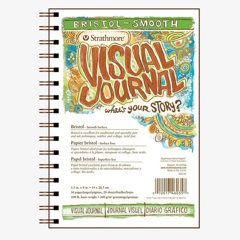 Strathmore Carnet visuel bloc bristol 260 g/m² 5,5 x 8 po grain lisse Must-Have